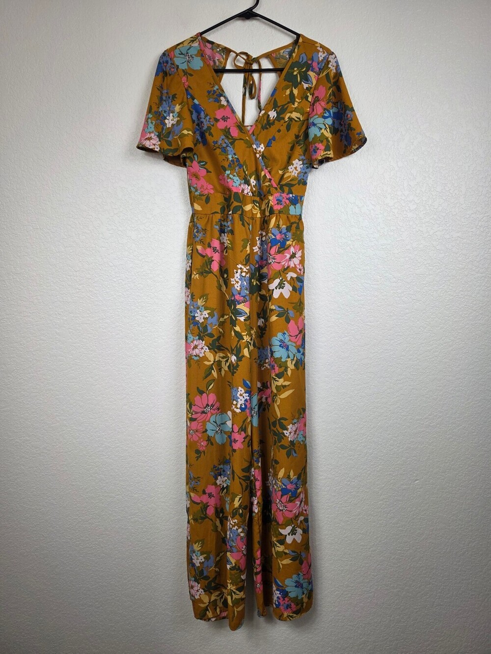 Anthropologie Band of Gypsies Floral Jumpsuit XS
